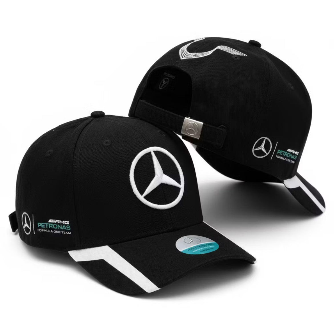 Boné Mercedes Benz Aba Curva Masculino Ajustável  Snapback