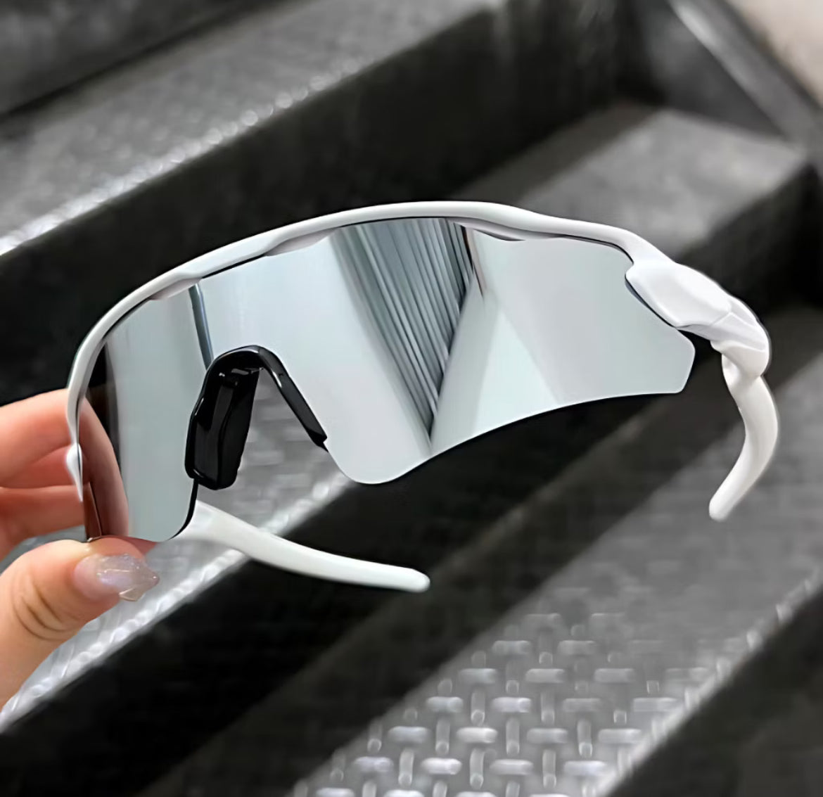 ￼Óculos de Sol masculino e feminina Corrida Ciclismo Beach Tennis Praia Volei lente polarizada Proteção UV400