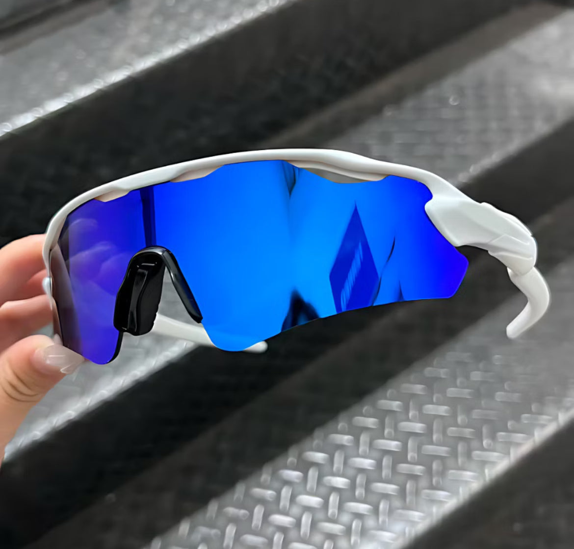 ￼Óculos de Sol masculino e feminina Corrida Ciclismo Beach Tennis Praia Volei lente polarizada Proteção UV400