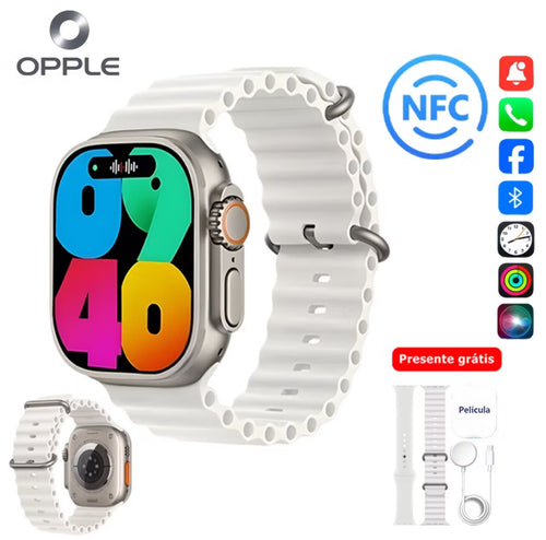 Opple-Relógio Smartwatch Original Ultra Série 49mm, GPS, NFC, Monitor de Pressão Arterial